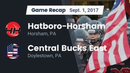 Recap: Hatboro-Horsham  vs. Central Bucks East  2017
