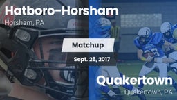 Matchup: Hatboro-Horsham vs. Quakertown  2017