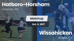 Matchup: Hatboro-Horsham vs. Wissahickon  2017