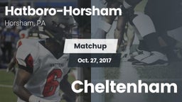Matchup: Hatboro-Horsham vs. Cheltenham 2017