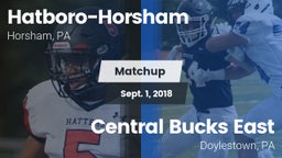 Matchup: Hatboro-Horsham vs. Central Bucks East  2018