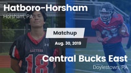 Matchup: Hatboro-Horsham vs. Central Bucks East  2019