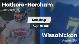 Matchup: Hatboro-Horsham vs. Wissahickon  2019