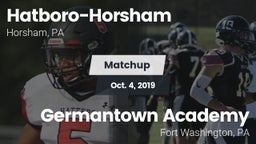 Matchup: Hatboro-Horsham vs. Germantown Academy 2019