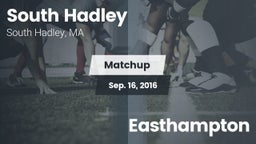 Matchup: South Hadley High vs. Easthampton 2016