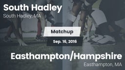 Matchup: South Hadley High vs. Easthampton/Hampshire  2016