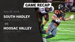 Recap: South Hadley  vs. Hoosac Valley  2016