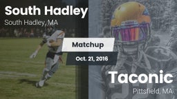 Matchup: South Hadley High vs. Taconic  2016