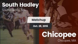 Matchup: South Hadley High vs. Chicopee  2016