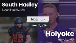 Matchup: South Hadley High vs. Holyoke  2016