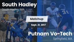 Matchup: South Hadley High vs. Putnam Vo-Tech  2017