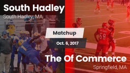 Matchup: South Hadley High vs. The  Of Commerce 2017