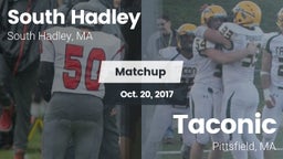 Matchup: South Hadley High vs. Taconic  2017