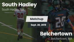 Matchup: South Hadley High vs. Belchertown  2019