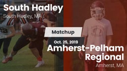 Matchup: South Hadley High vs. Amherst-Pelham Regional  2019