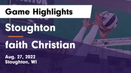 Stoughton  vs faith Christian Game Highlights - Aug. 27, 2022