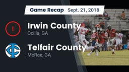 Recap: Irwin County  vs. Telfair County  2018