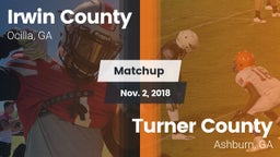 Matchup: Irwin County High vs. Turner County  2018