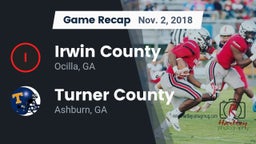 Recap: Irwin County  vs. Turner County  2018