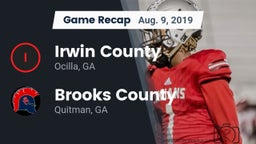 Recap: Irwin County  vs. Brooks County  2019