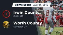 Recap: Irwin County  vs. Worth County  2019