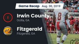 Recap: Irwin County  vs. Fitzgerald  2019