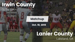 Matchup: Irwin County High vs. Lanier County  2019