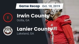 Recap: Irwin County  vs. Lanier County  2019