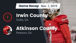 Recap: Irwin County  vs. Atkinson County  2019