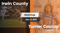 Matchup: Irwin County High vs. Turner County  2019