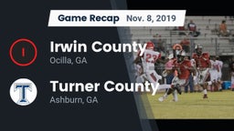 Recap: Irwin County  vs. Turner County  2019