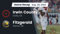 Recap: Irwin County  vs. Fitzgerald  2020