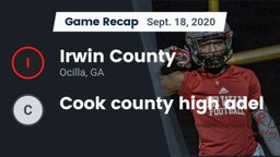 Recap: Irwin County  vs. Cook county high adel 2020