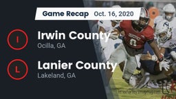 Recap: Irwin County  vs. Lanier County  2020
