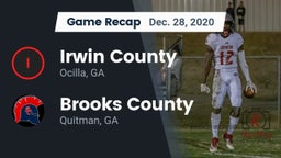 Recap: Irwin County  vs. Brooks County  2020