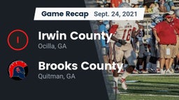 Recap: Irwin County  vs. Brooks County  2021