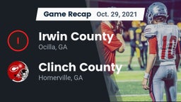 Recap: Irwin County  vs. Clinch County  2021