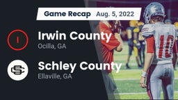 Recap: Irwin County  vs. Schley County  2022
