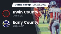 Recap: Irwin County  vs. Early County  2022