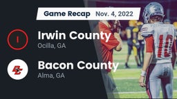 Recap: Irwin County  vs. Bacon County  2022