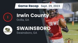 Recap: Irwin County  vs. SWAINSBORO  2023