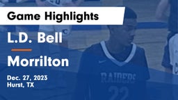L.D. Bell vs Morrilton  Game Highlights - Dec. 27, 2023
