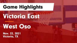 Victoria East  vs West Oso  Game Highlights - Nov. 22, 2021