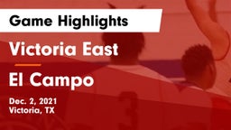 Victoria East  vs El Campo  Game Highlights - Dec. 2, 2021