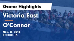 Victoria East  vs O'Connor  Game Highlights - Nov. 15, 2018