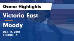 Victoria East  vs Moody  Game Highlights - Dec. 14, 2018