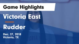 Victoria East  vs Rudder  Game Highlights - Dec. 27, 2018