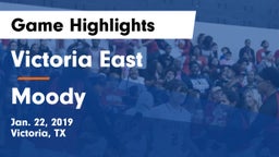 Victoria East  vs Moody  Game Highlights - Jan. 22, 2019