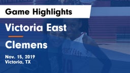 Victoria East  vs Clemens  Game Highlights - Nov. 15, 2019