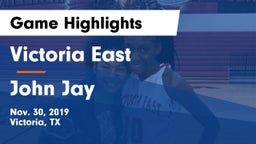 Victoria East  vs John Jay  Game Highlights - Nov. 30, 2019